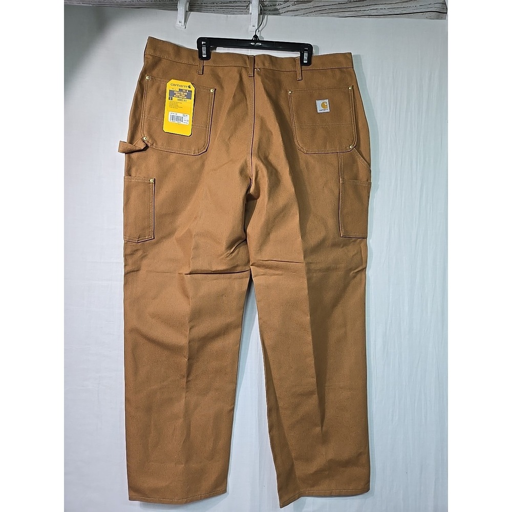 NWT Carhartt Loose Fit‎ Firm Duck Double Front Utility Work Pants 44x32 B01-M - Picture 5 of 11